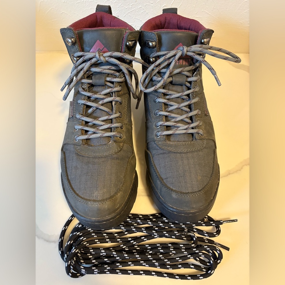 Ridgemont Monty Hi Pewter/Slate Hiking Shoes Boots Men’s 10